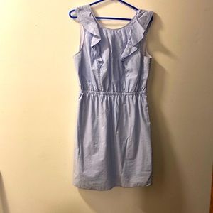 J. Crew ruffle dress with lining